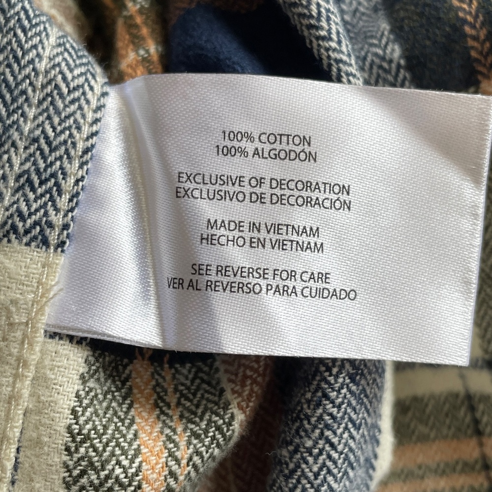 Woolrich Green Label Collection Flannel Size Medium - Picture 7 of 7